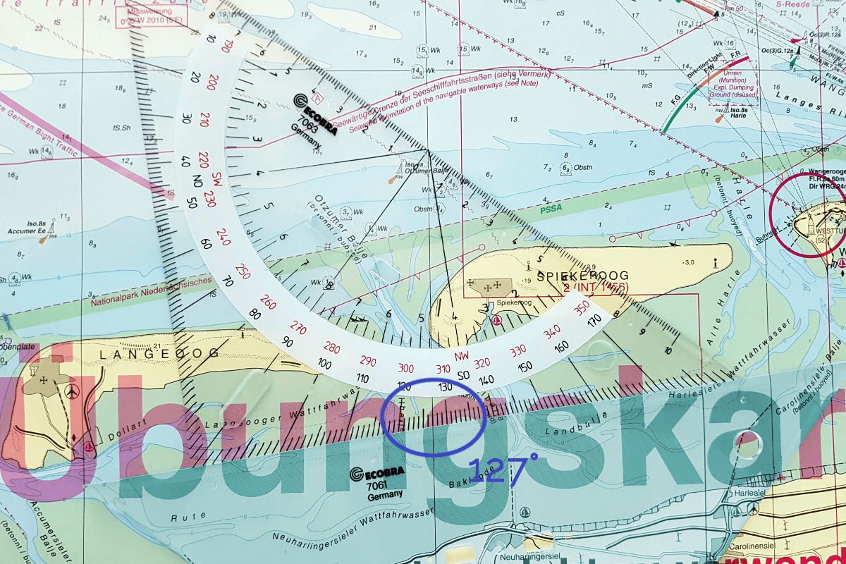 SBF-See - Quiz Navigationsaufgabe 5 - Bootspruefung24.ch